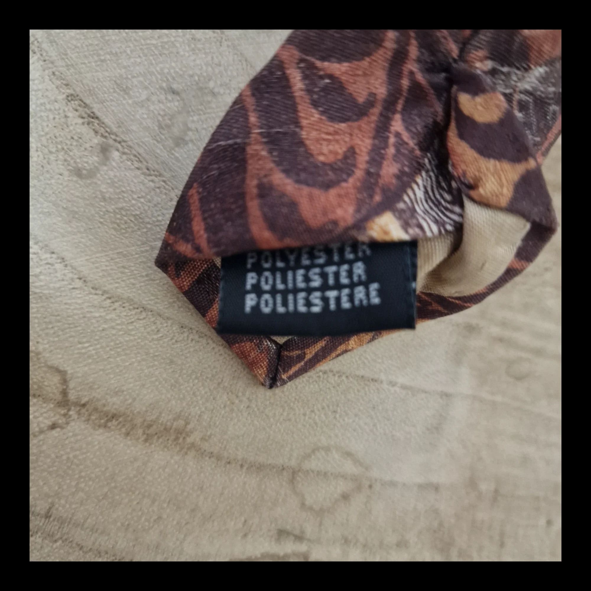 Vintage C&A Floral Silk Necktie - Ties - 4 - 1350